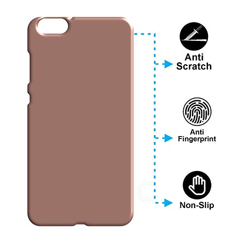 Image of Case Creation Back case for Honor 4X (2019),Huawei Honor 4X (5.5-inch) Matte Finish Back case Cover Guard Color - Dark Brown
