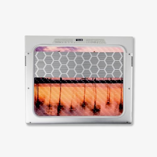Image of MightySkins Carbon Fiber Skin Compatible With Alienware X14 R2 (2023) Full Wrap Kit - Line Of Palms | Protective, Durable Textured Carbon Fiber Finish | Easy To Apply & Change Styles | Made in the USA