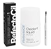 RefectoCil Black (#1) Hair Tinting Kit Includes Eyebrow Tint + Liquid Oxidant 3% + Mixing Brush