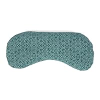 Bodhi Weiches Augenkissen aus Baumwolle | Füllung aus Bio-Leinsamen & Bio-Lavendel | Vegan | Augenmaske für Yoga, Entspannung & Meditation | Bloom, Jungle Green