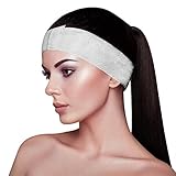APPEARUS 100 Ct. Disposable Spa Facial Headbands with Convenient Closure