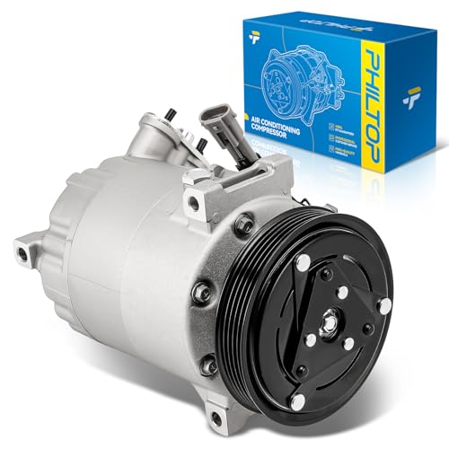 Image of PHILTOP 98556 NEW AC Compressor w /Clutch for Chevy Cobalt 2007 | for Chevy Cobalt 2008-2010 2.2 /2.4L, Chevy HHR 2006-2008,Chevy HHR 2011, HHR 2009-2010 2.2 /2.4L, Replaces# 7512560 1423N