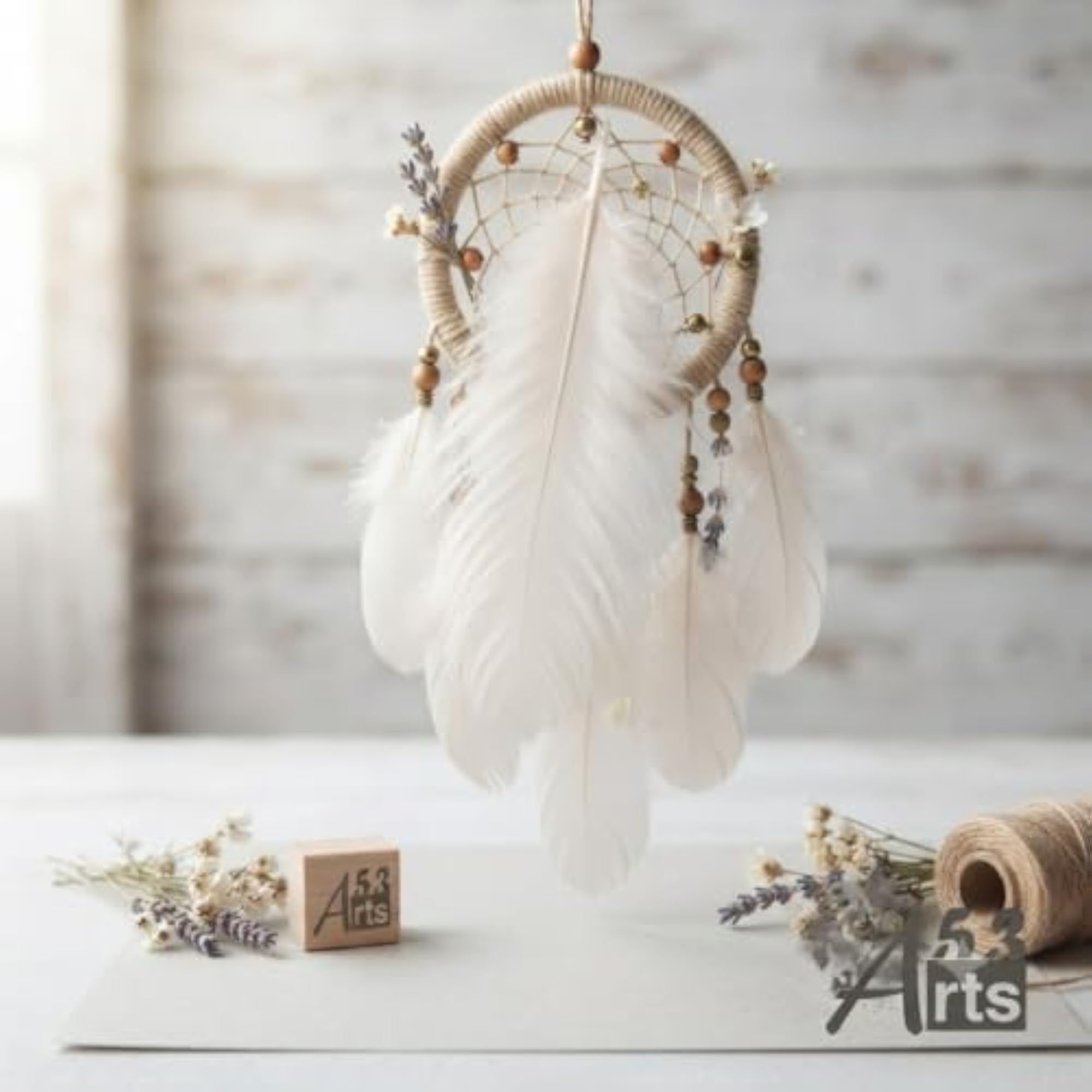 5 PCS Natural Ostrich Feathers for Craft & Decor