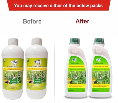 Citronella Citrus Floor Cleaner – 2 L | Natural Disinfectant & Pet‑Safe Herbal Cleaner | Mosquito‑Repellent & Multipurpose Surface Cleaner