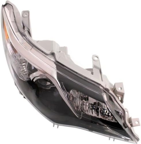Headlight Headlamp Assembly Composite Black Interior Passenger Right Side For Toyota Camry 2012 2013 2014 SE - TO2503212
