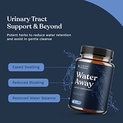 Water Away Supplement For Fast Bloating And Swelling Relief Pure Natural Diuretic Pills Reduce Water Retention Support Weight Loss Boost Energy Levels #TOP3