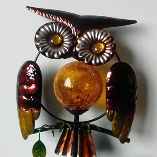 Mobestech Coruja Luzes da Estaca Estaca Luz Solar Ao Ar Livre Quintal Jardim Lâmpada Decorativa De M
