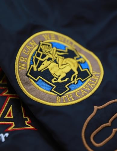 Big Boy Buffalo Soldiers S10 Mens Bomber Jacket [Black] - ID#68554-15-207-0-04