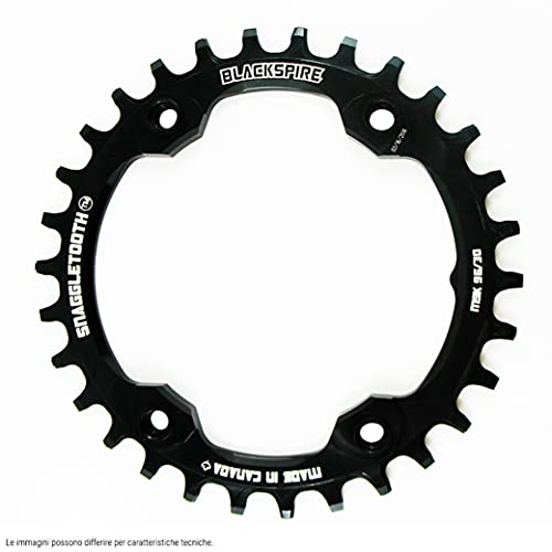 'Blackspire Snaggletooth Narrow Wide Chainring Xt8000 Black 96Mm 32T 4 Bolt #TOP13