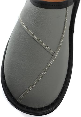 Rimo-Genuine Touch Leren pantoffels voor heren, handgemaakte pantoffels