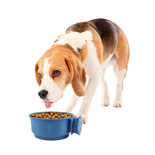 Morjava Mj-1709 Indoor Heated Pet Bowl For Dogs Cats Thermal Feeding Bowls -Blue #TOP2