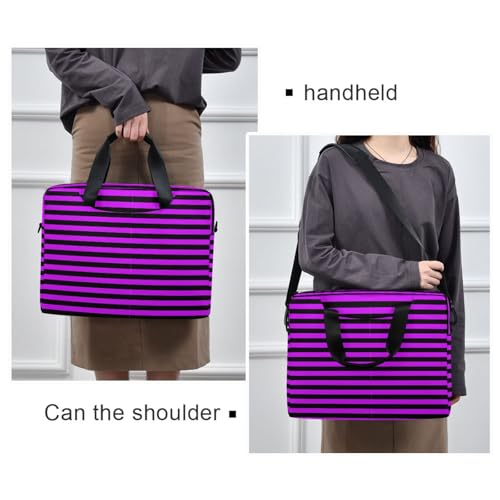 Bolso para portátil 15.6" color púrpura con negro miniatura 2