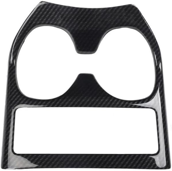 Car Styling Interior Car Water Cup Holder Cover Frame Panel Trim Abs Carbon Fiber For Nissan For X-Trail T32 For Rogue 2014-2019(L)