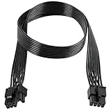 Longueur de câble compacte pour un routage propre : un câble d'alimentation GPU à 8 broches avec connecteur ATX plat facilite la pose dans le boîtier et réduit l'encombrement des câbles. Avec une longueur d'environ 60 cm, le câble est adapté pour les boîtiers de tour moyenne et complète courants et prend en charge une conduite d'air bien rangée et une structure intérieure claire.