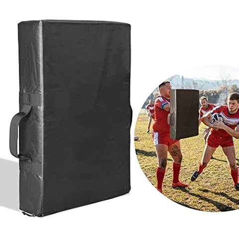 Doubleriver Football Blocking Pads with Five Handles Football Blocking Shield Training Pads Body Protector Dummy 16x24x5.5inch Cover