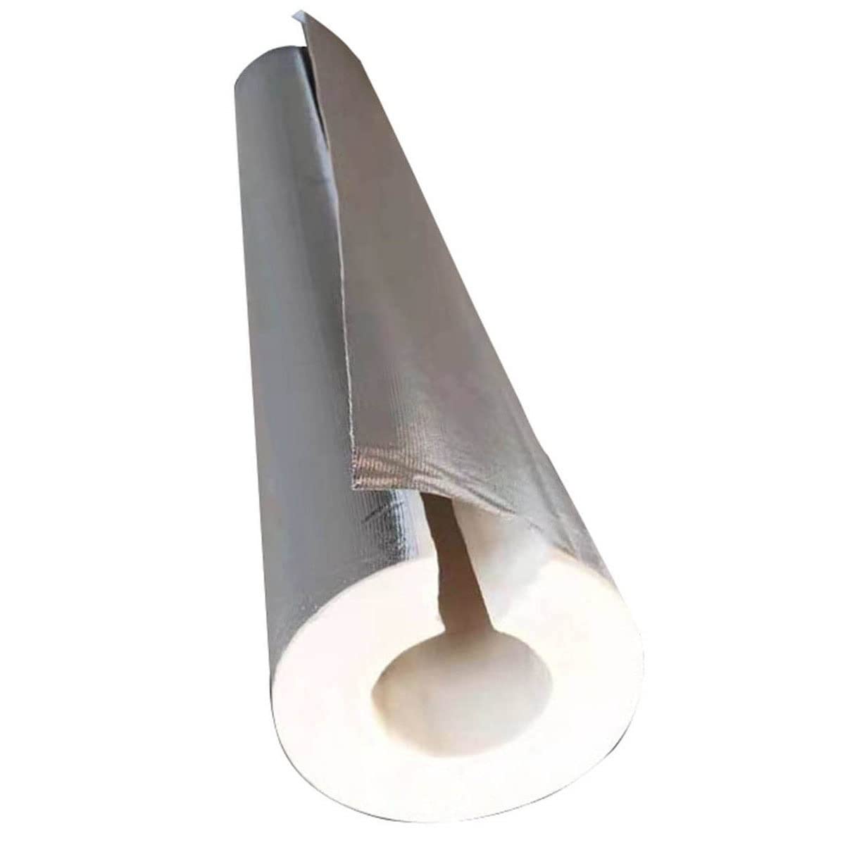 Tuyau Isolation, Tube D'isolation En Papier D'aluminium, Semi-Split Isolation Pour Tuyaux, Antigel Et Isolation Pour Tuyaux Étanche, Longueur 1m, D'épaisseur De Paroi De 15/30 Mm ( Size : ID219x30mm )