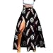 Price comparison product image YIQI Womens Double Split Maxi Long Skirt High Waist Vintage African Print Bodycon Beach Skirts (Style#6, Asia 2XL)