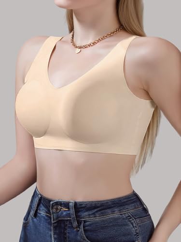 3pcs Set Wireless Bras for Women Padded Seamless Breathable Support Women's Bralette for Everyday Wear4