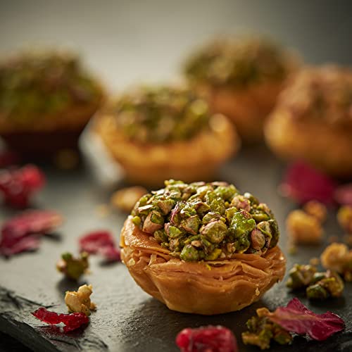Image of SMOOR SHAUQ Baklava Box | Artisanal Turkish Delight | Tasty & Crispy | Luxury Gift Box | Perfect for Birthday,Anniversary,Christmas,New Year Gifting & Snacking | 352gm