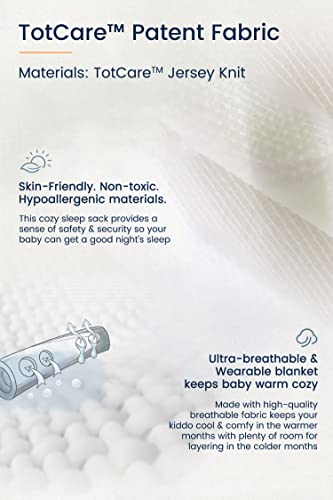 Totaha Baby Sleep Sacks 3-Pack, Stretchy Sleepsack, Silky Comfort, Buttery Soft, Swaddle Transition Sleeping Bag, 2-Way Safe Zippers, Wearable Blanket Baby Sleep Bag For 0-3-6-12-18-24 Months 0.5 Tog #TOP4