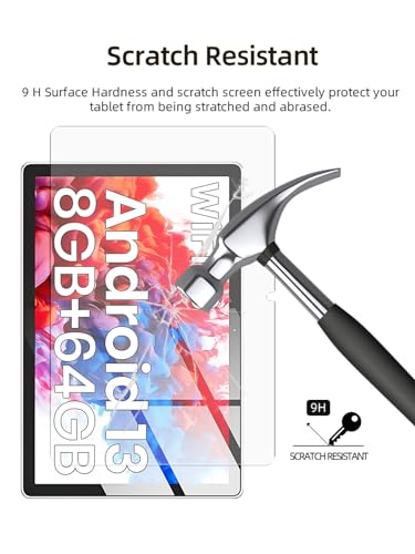 Protector de pantalla de vidrio templado para TPZ T10B 10.1'' x2 miniatura 6