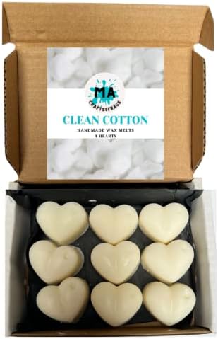 Wax Melts - 9 Highly Scented Soy Wax Melts Hearts by MA CRAFTS & FRAGS Upto 50 Hours of Long Lasting Scents (Alien)