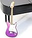 Kryoflare Miniature Guitar Model, 1:12 Scale, Purple, Miniature Instrument Guitar Model Decorative, Decorative Household Ornament Supplies