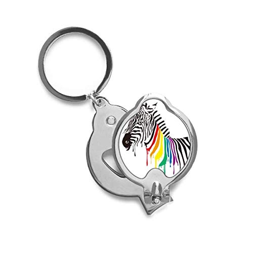 Coupe-ongles zèbre arc-en-ciel LGBT contre les ongles cassants