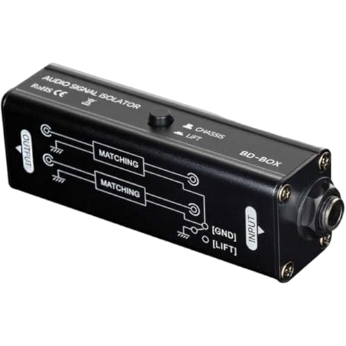 Dispositif de réduction du bruit 6,35 mm isolateur de signal musical