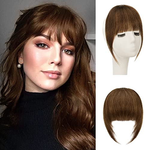 Sofeiyan Pony Clip in 100{b9d5856da549643968b41bf8685e193e7ddb2887a7bb693ca3b6061315adb85c} Remy Echthaar Fringe Bangs Human Hair Clip in Pony Fringe Extensions Natürliche Bangs with Tempel Haarteile Echthaar Haarverlängerung für Frauen