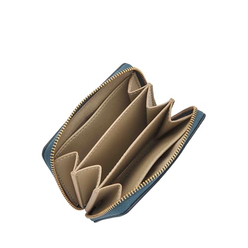 Fossil Logan Zip Card Case, Black with Keychain3