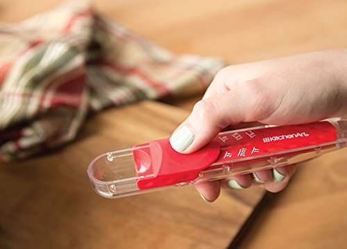 Kitchenart Adjust-A-Teaspoon, Plastic, Red #TOP5