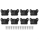 Protege tu armario de guitarra AMP con estos protectores de esquina negros juego de 8 piezas