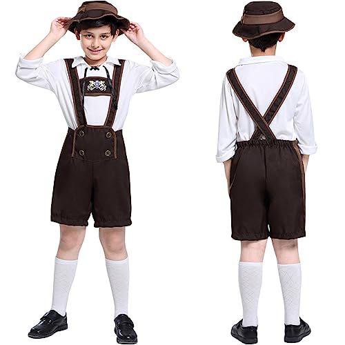 Disfraz de escenario para niños conjunto de ropa bordada para festivales folclóricos 3