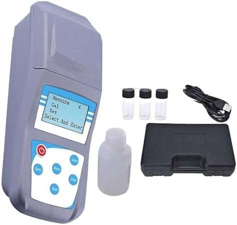 Portable Turbidity Meter ZD-2A - Lab Turbidimeter with Carrying Case & 3 Sample Vials, Measures 0-200 NTU, Essential Water Quality Testing Instrument with 90° Scattered Light
