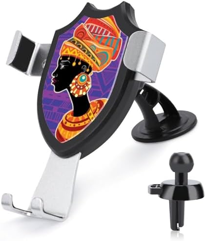 African Woman Tribal Funny Phone Mount Adjustable Angle for Car Dashboard Windshield Vent Universal Automobile Accessories image 5