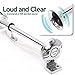 ZONETECH 12V Single Trumpet Air Horn - Premium Quality Silver Alarm Relay Included Chrome and Compressor Super Loud 150db for Truck, Train Lorry, Boat and SUV (1-Pack)