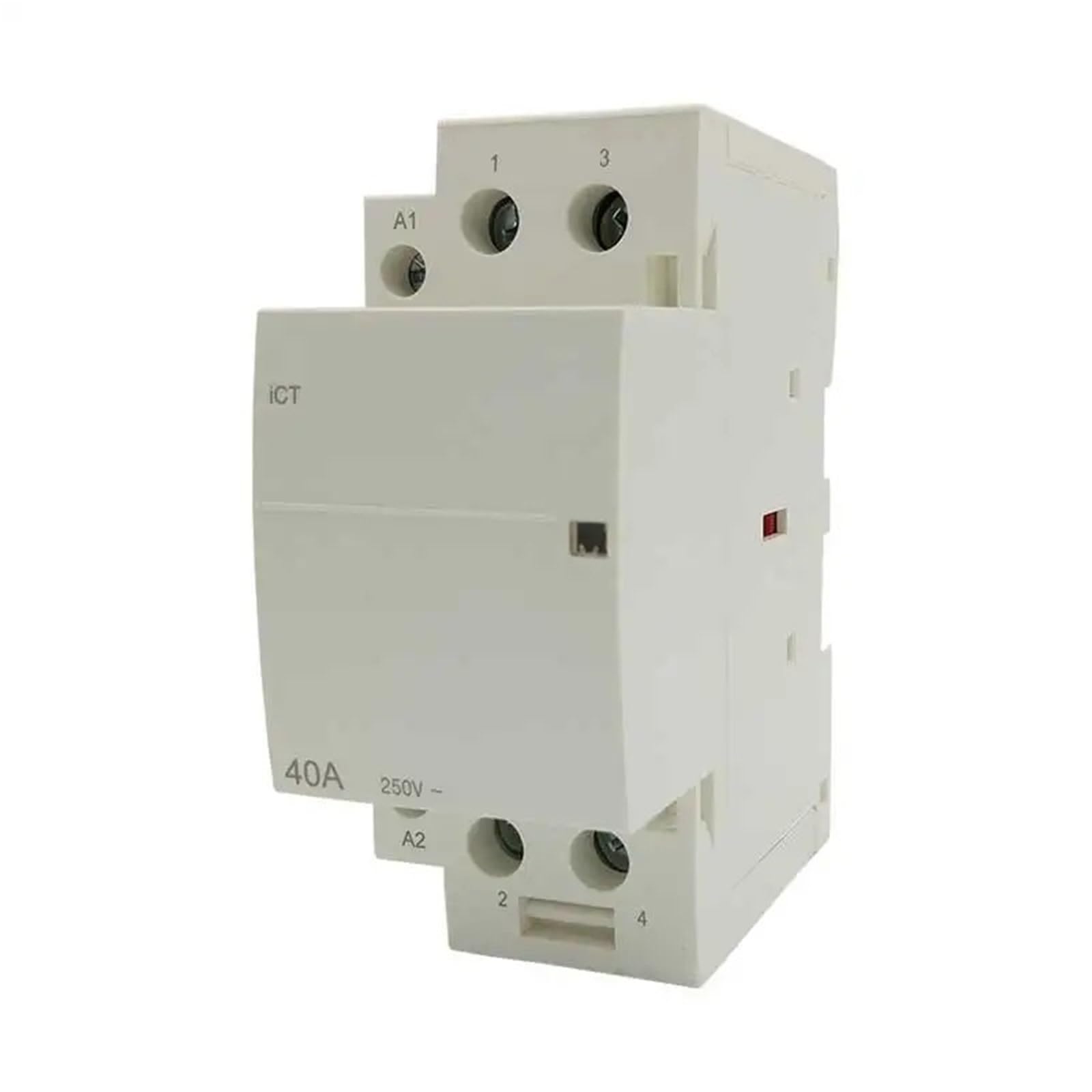 Contactor modular 63A 1NO1NC AC220V automático doméstico riel DIN 6