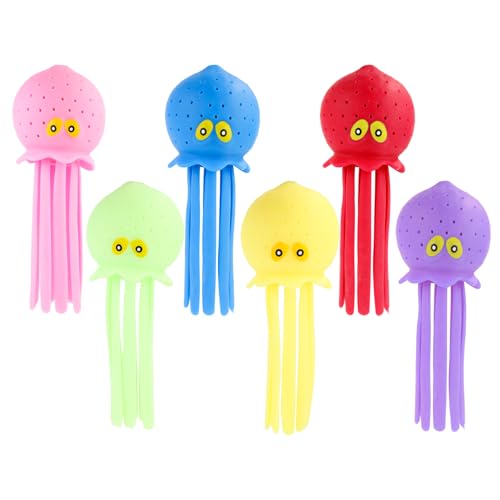 6pcs Octopus Water Balls, Funny Octopus Floating Pool Toys Novelt...