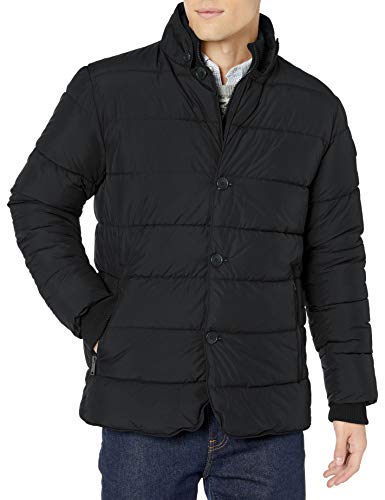 Ben Sherman Men's Puffer Jacket, Blazer Black, X-Large