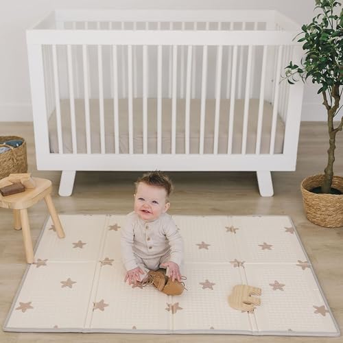 Bubba Bear Babymatte Kindermatte Baby Spielmatte 180x200x1cm, Wendefähige und ungiftige Dicke...