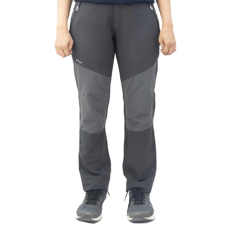 Image of GOKYO Manali Trekking Pants for Women | Quick Dry, Water-Repellent & Stretchable Outdoor Pants | Lightweight, Breathable & Multi-Pocket Hiking Trousers