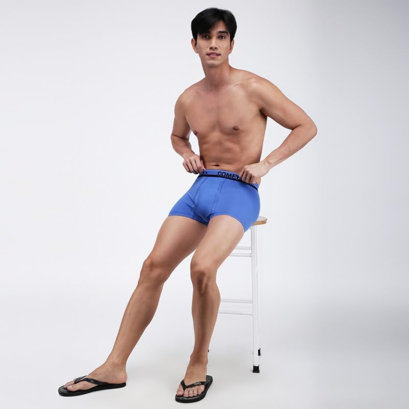 Image of Amul Comfy Men's Trunk Underwear | Soft Inner Elastic | Soft Waistband | Breathable Comfortable Innerwear | Color May Vary