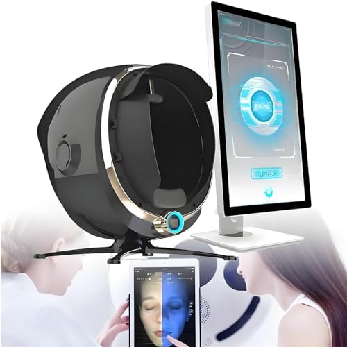 3D Digital Skin Analyzer Machine - AI Smart Facial Skin Analysis, 13.3/21.5 Inch Skin Problem Detector for Healthy Skin Care, Professional Beauty Device, White - 21.5 Inches