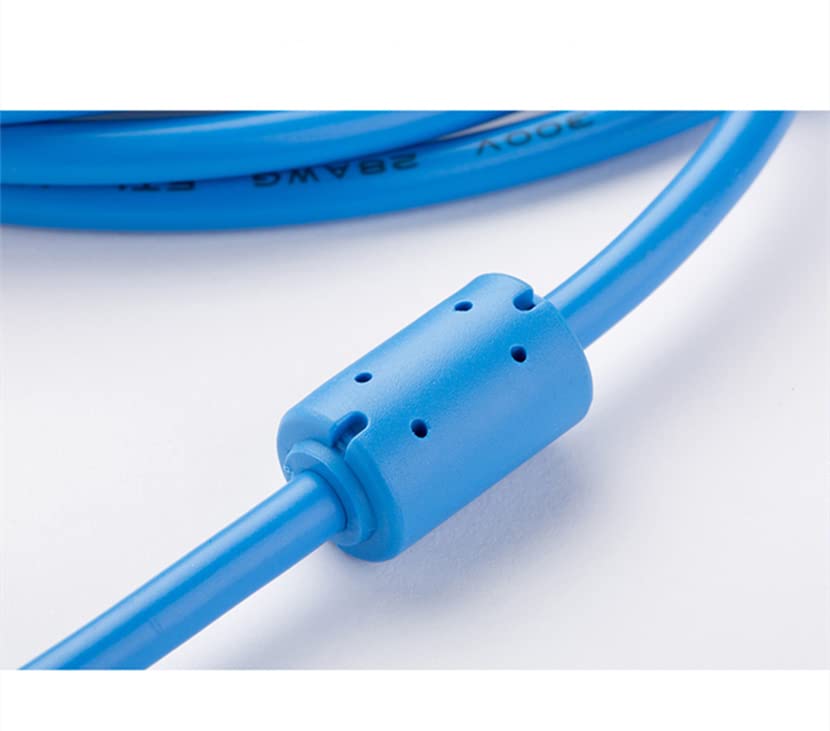 USB-FC4A/5A for FC4A/5A Series PLC Programming Cable Data Download Cable Gold Plated (Blue 3m)