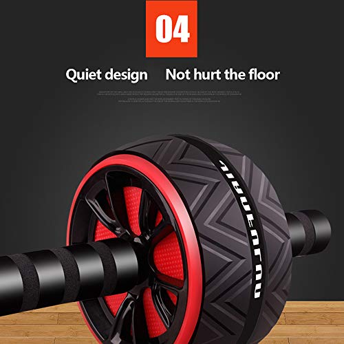 Equipamento de fitness abdominal, treinamento de núcleo muscular, máquina de pressão de roda única,