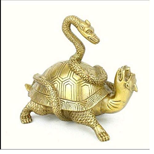 Statues et figurines de tortue en cuivre pour décoration intérieure chic