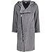 Produktbild Cawö Home Bademäntel Herren Kapuze New Zipper 6516 anthrazit-schwarz - 774 XL