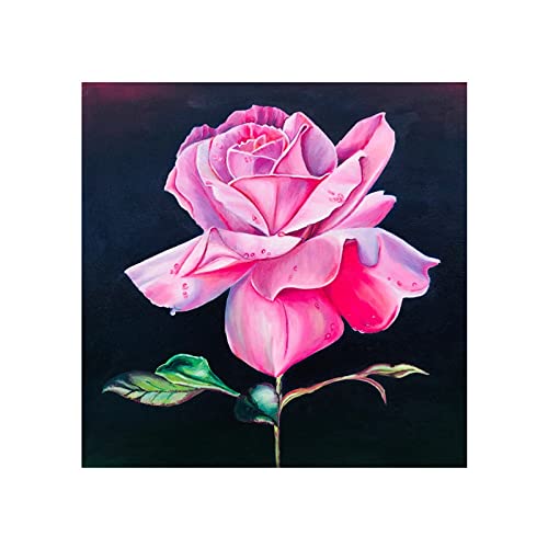 Peinture sur toile faite main grand format 120x120cm