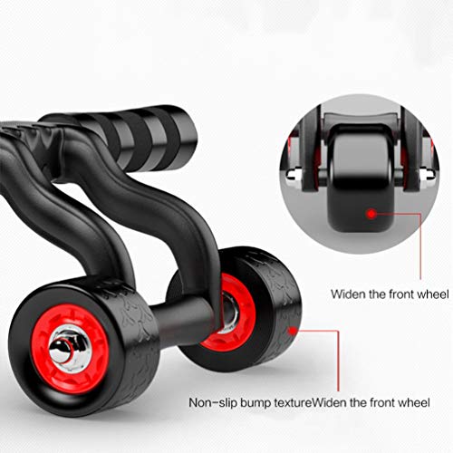 BESPORTBLE - Rolo de exercícios abdominais para treino de abdômen, roda, equipamento de ginástica pa